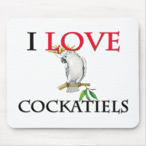 I Love Cockatiels Use Mat
