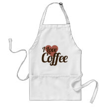 I Love Coffee Aprons