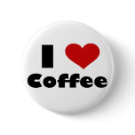 I Love Coffee buttons