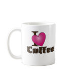 "I Love Coffee" Coffee Mug