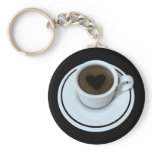 I LOVE coffee keychains