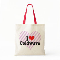 I Love Coldwave Tote Bag