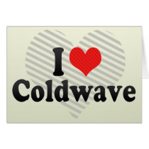I Love Coldwave Cards