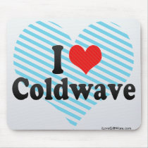 I Love Coldwave Mousepads
