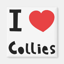 I love Collies Magnets