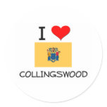 I Love Collingswood New Jersey stickers