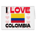 I Love Colombia cards
