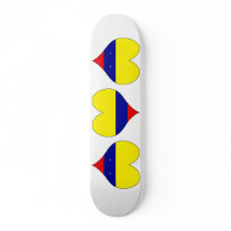 I Love Colombia Skate Board