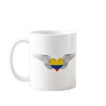 I Love Colombia -wings Coffee Mugs