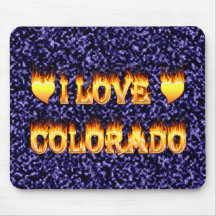 I love colorado fire and flaems mouse pad