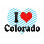 I Love  Colorado Postcards