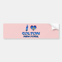I love Colton, New York Bumper Sticker
