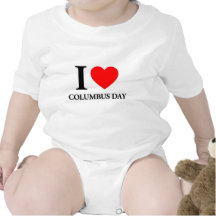 I Love Columbus Day T Shirt