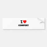 I love Comfort Bumper Sticker