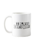 I Love Comic Books Coffee Mugs