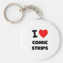 I love Comic Strips Keychains