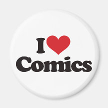 I Love Comics Magnets
