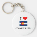 I Love COMMERCE CITY Colorado Key Chains