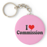 I Love Commission keychains