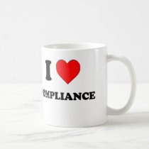 I Love Compliance mugs