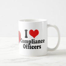 I Love Compliance Officers Mugs