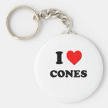 I love Cones Key Chain