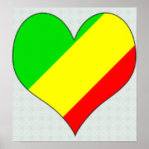 I Love Congo Brazzaville Poster