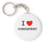 I Love Consistent keychains