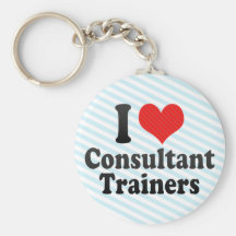 I Love Consultant Trainers Keychain