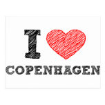 I love Copenhagen Post Cards