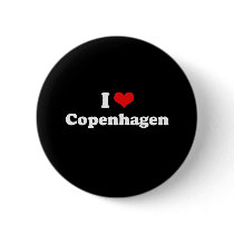 I Love Copenhagen Tshirt White Tshirt