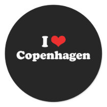I Love Copenhagen Tshirt White Tshirt