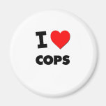 I Love Cops Fridge Magnet