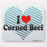 I Love Corned Beef Mouse Pad