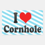 I love Cornhole Stickers