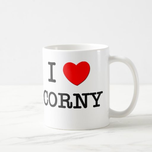 I Love Corny Coffee Mug