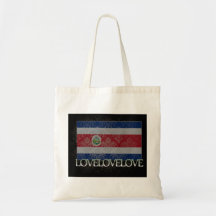 I love Costa Rica Cool Tote Bags