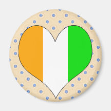 I Love Cote Divoire Magnet