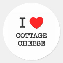 I Love Cottage Cheese Sticker