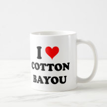 I Love Cotton Bayou Mug