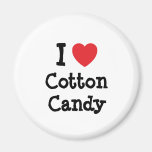 I love Cotton Candy heart T-Shirt Refrigerator Magnet