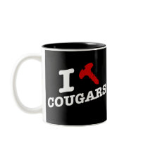 I love cougars - cougar hunter coffee mug