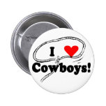 I Love Cowboys T-shirts and Gifts. buttons