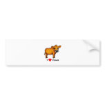 I love Cows bumper stickers