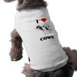 I Love Cows pet clothing