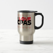 I LOVE CPAS COFFEE MUGS