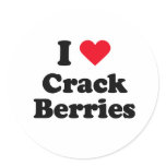 I love crack berries stickers