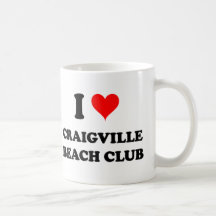 I Love Craigville Beach Club Mugs