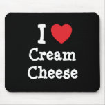 I love Cream Cheese heart T-Shirt mousepads