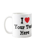 I love Cream Cheese heart T-Shirt mugs